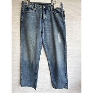 NWT Men's Aero Loose Straight Stretch Jeans Sz 33X32